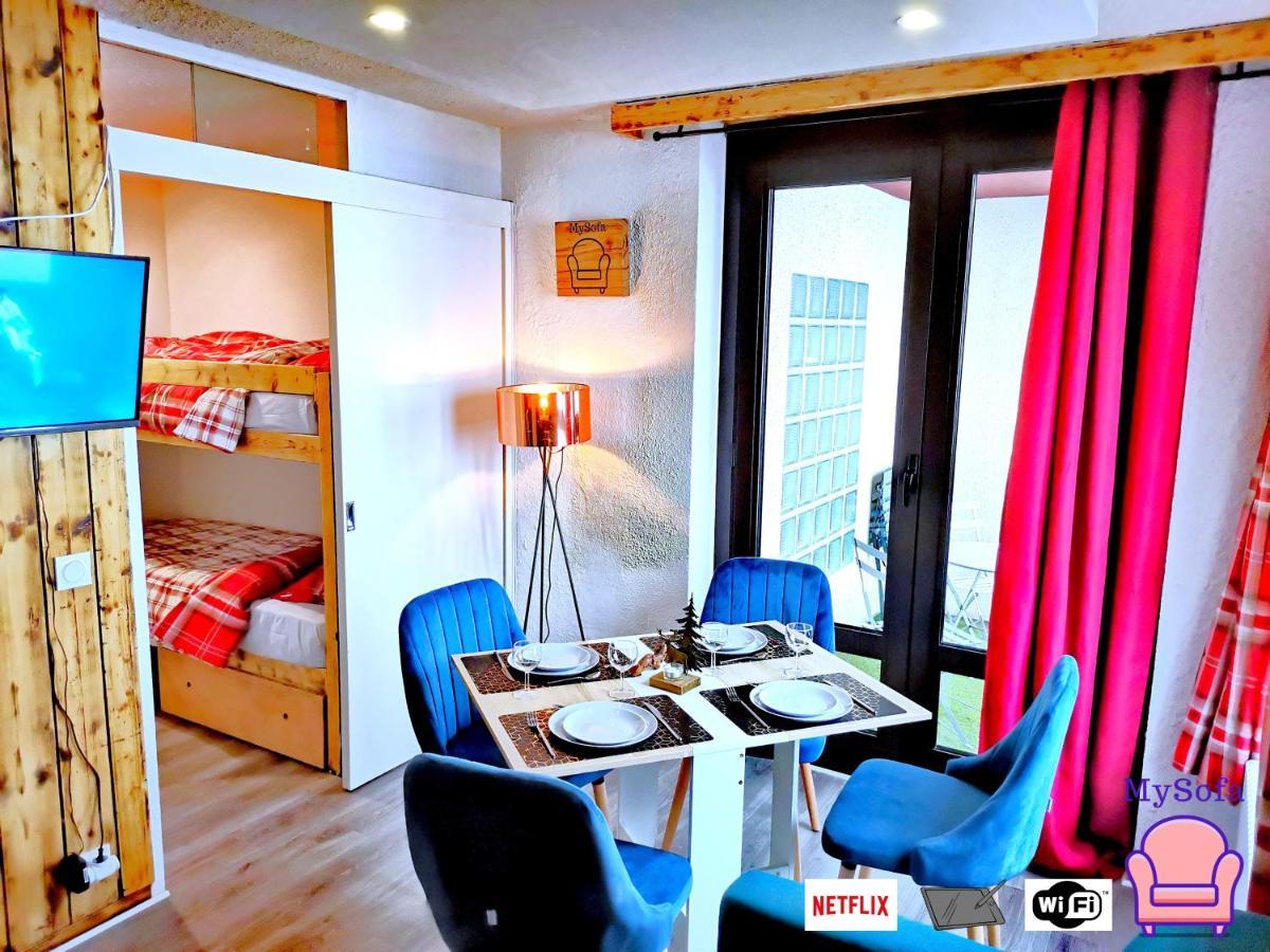 Mysofa Loup & Parking Apartment Pra Loup Luaran gambar
